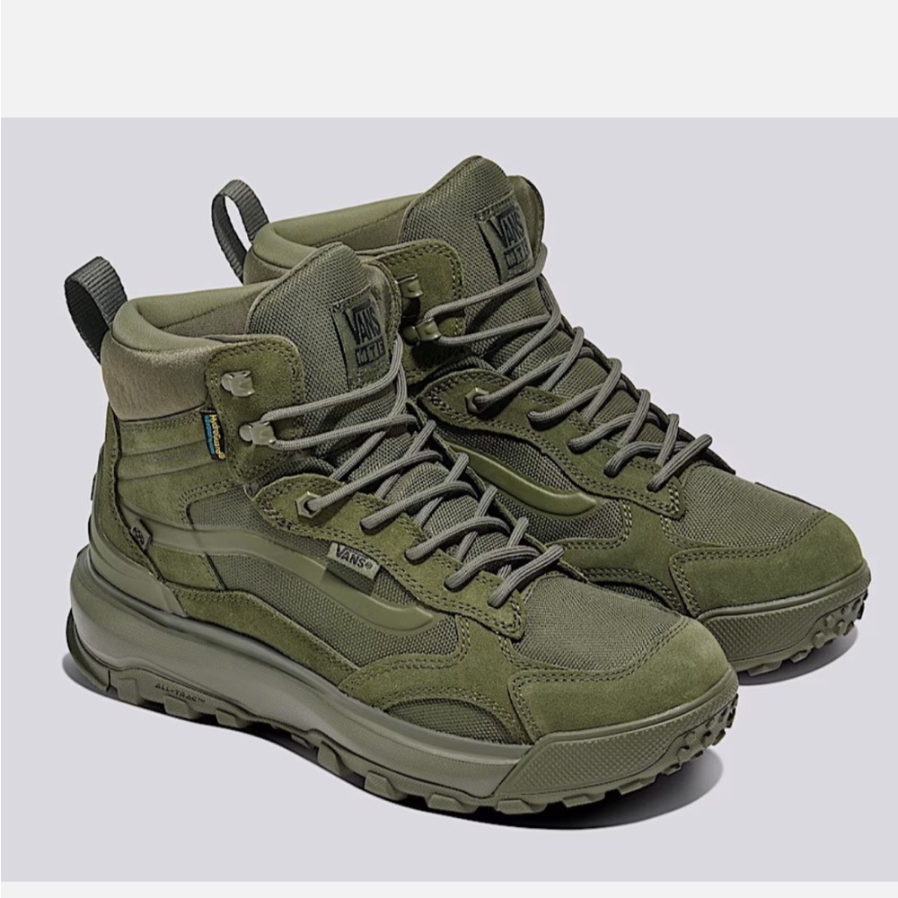 Vans MTE Crestline Waterproof Shoe Grape Leaf Green Boots